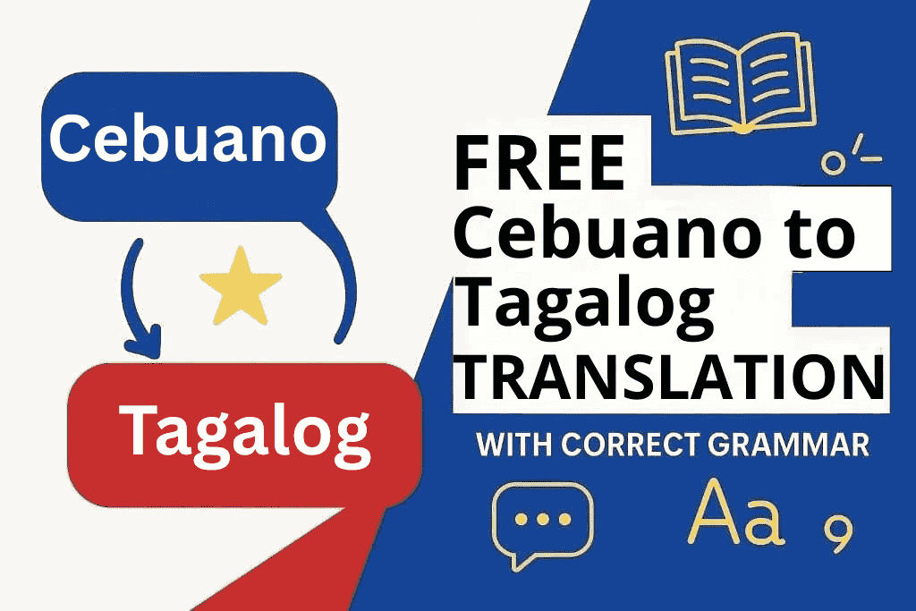 Cebuano to Tagalog