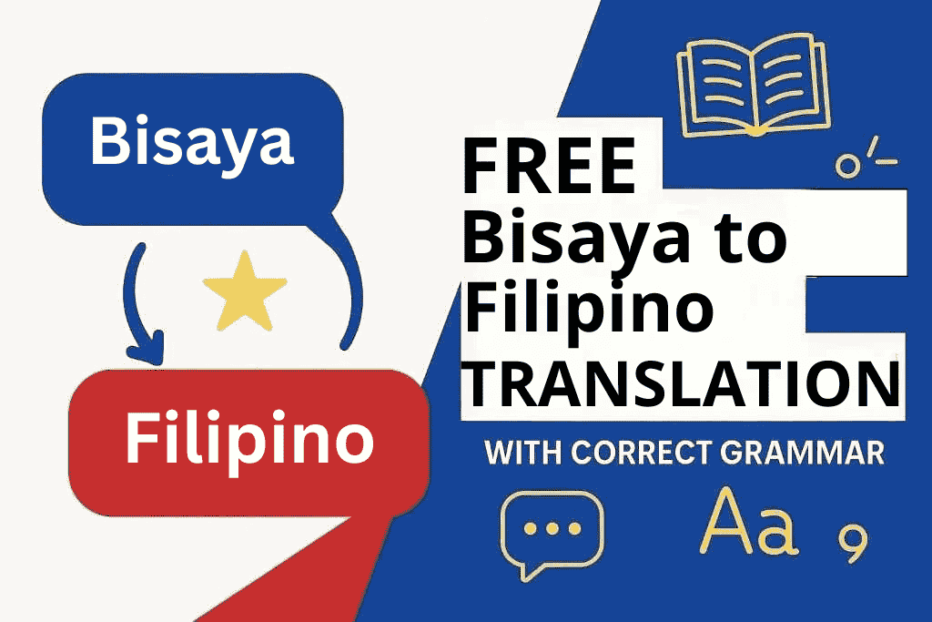 Bisaya to Filipino