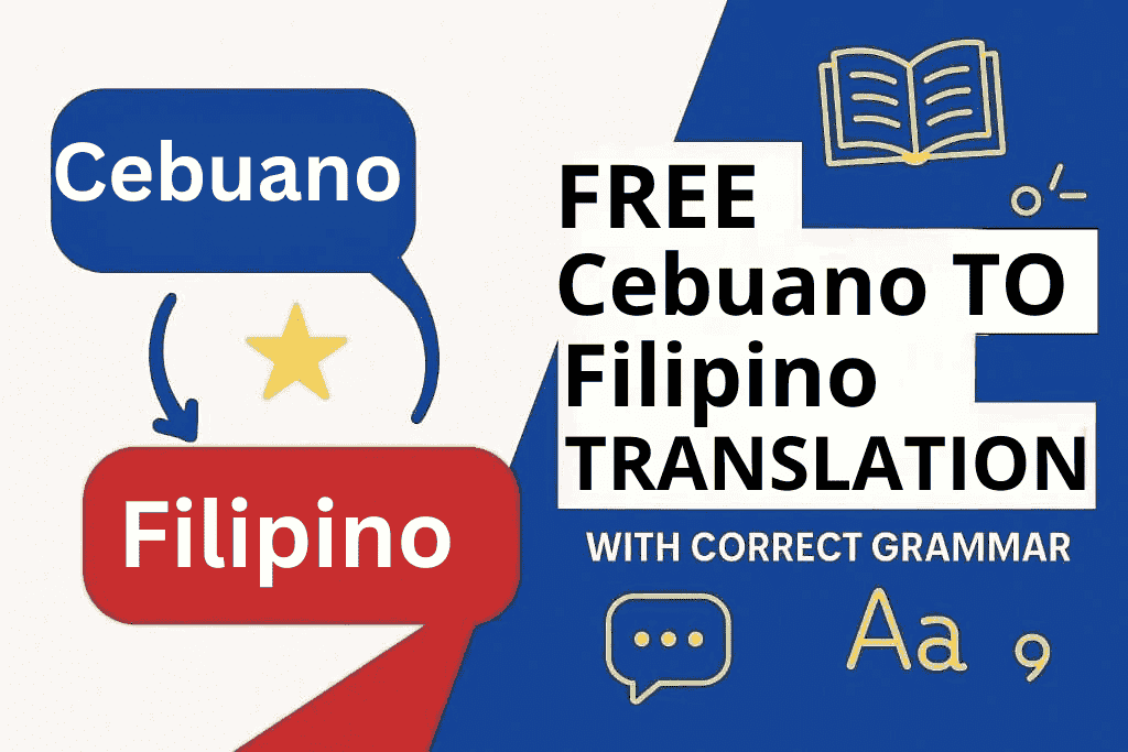 Cebuano to Filipino