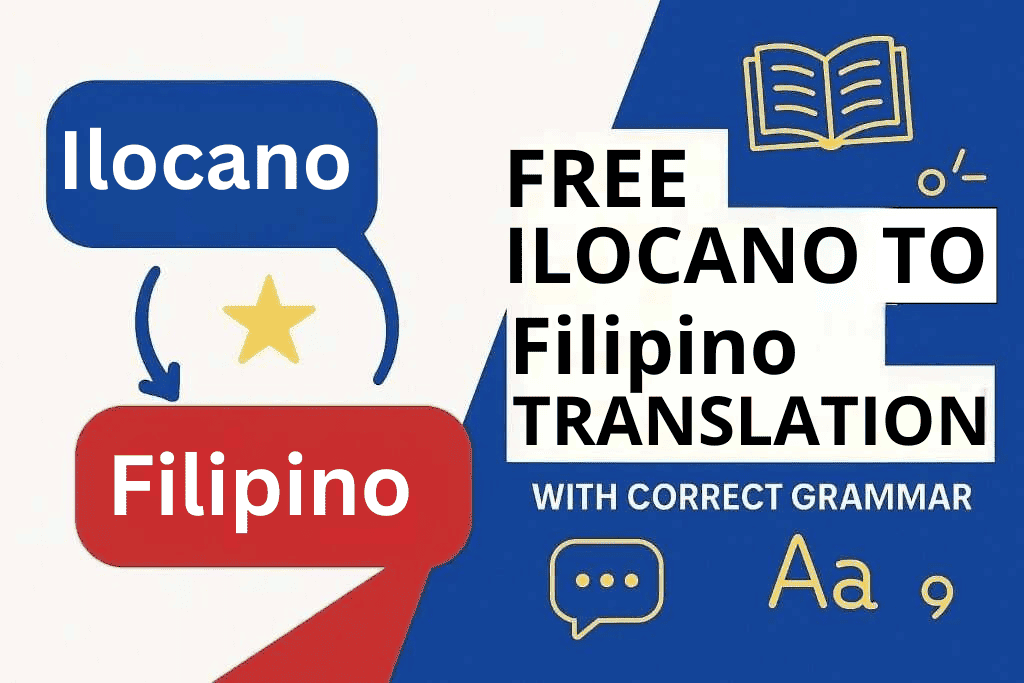 Ilocano to Filipino