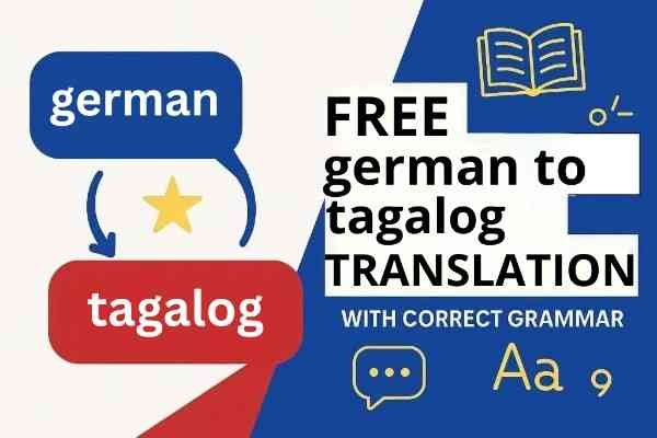german to tagalog