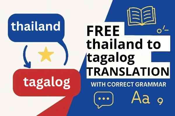 thailand to tagalog