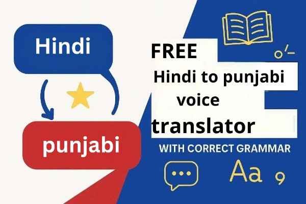Hindi to Punjabi voice