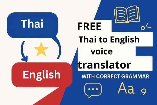 Thai to English voice