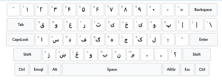 Pashto Keyboard